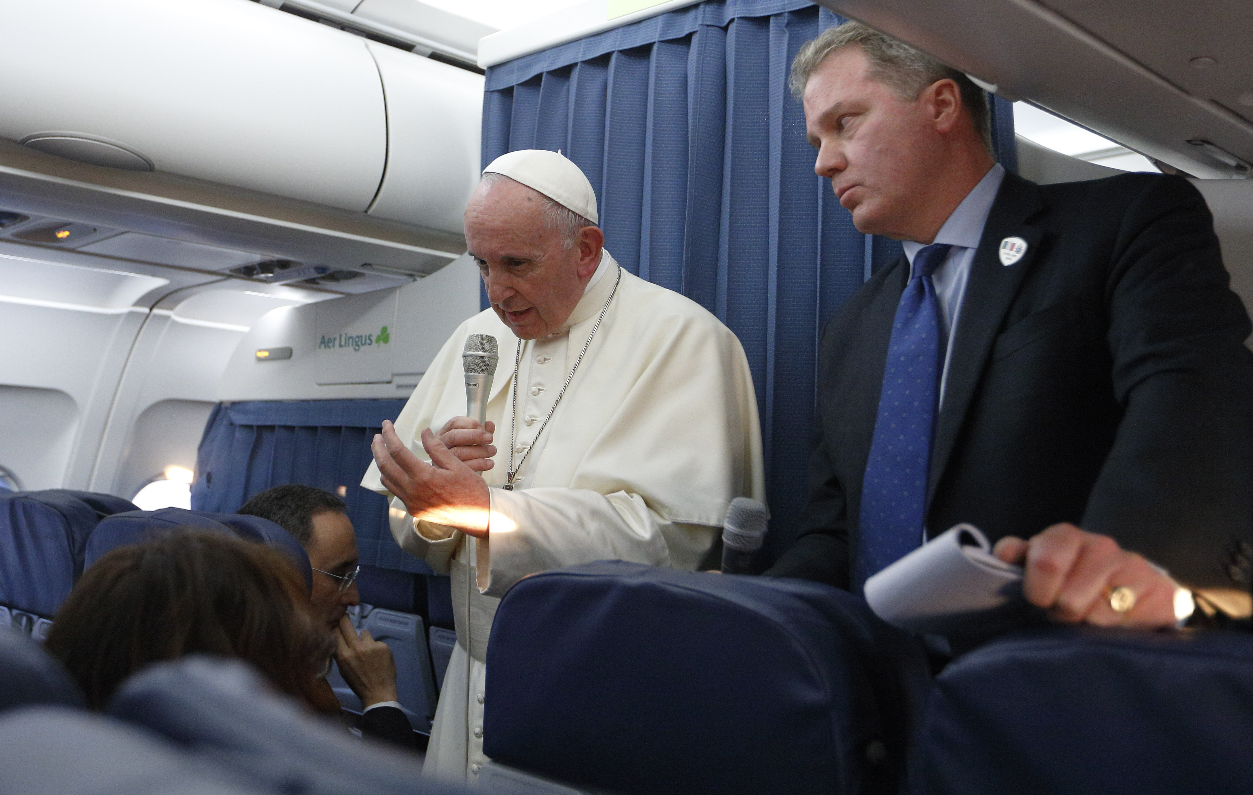 Image result for pope francis plane dublin 2018