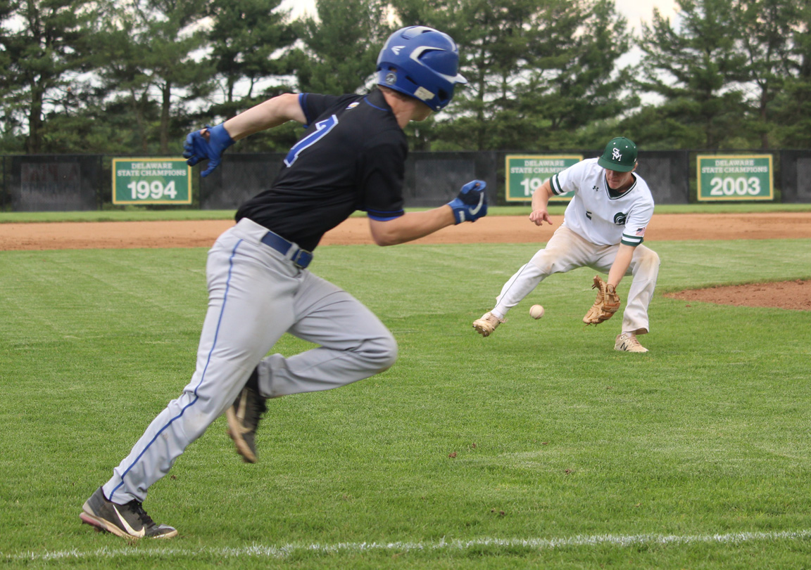 Saint Mark's scores big in middle innings, advances in DIAA baseball
