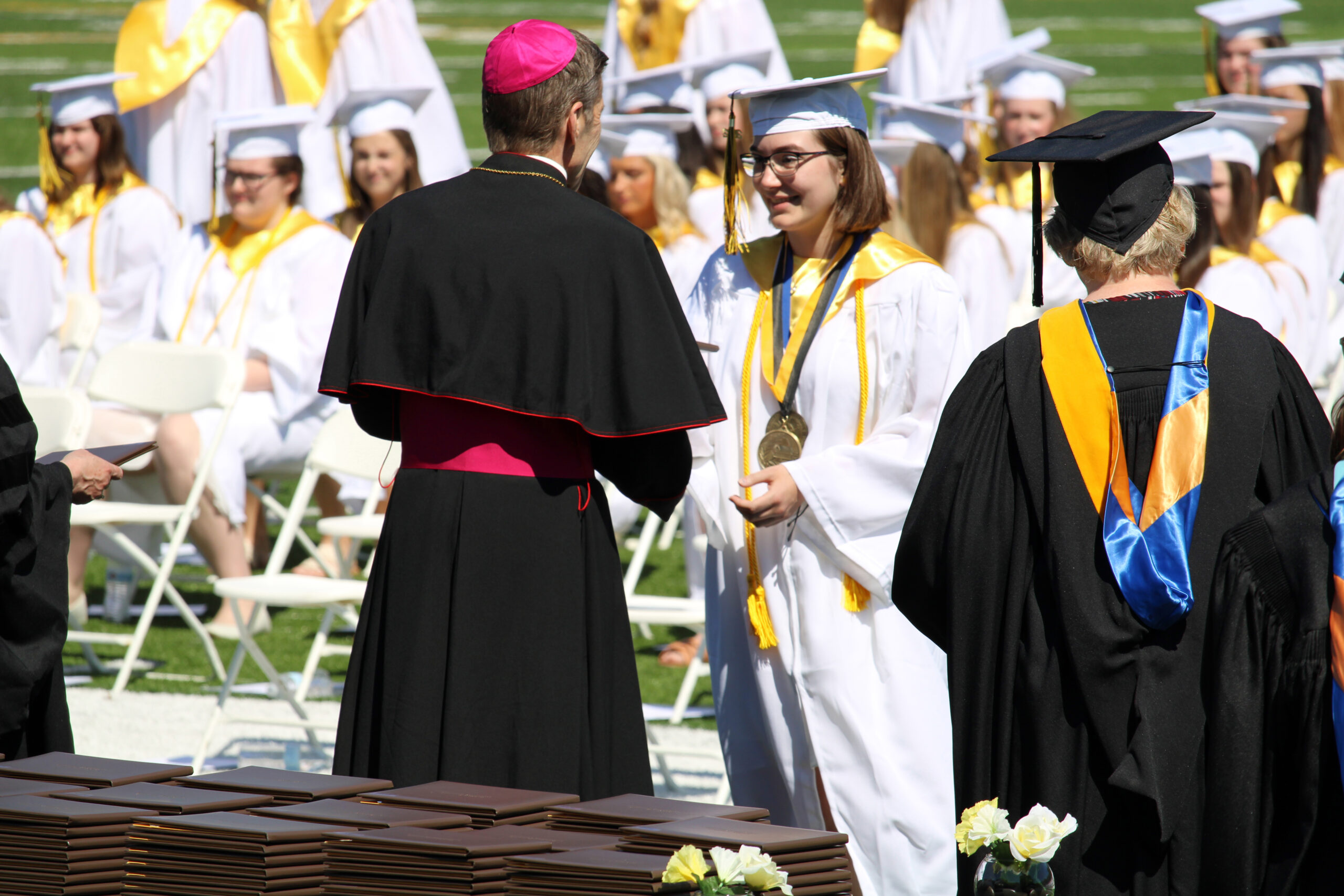 Padua Academy graduates 128 under bright sunshine at Wilmington's