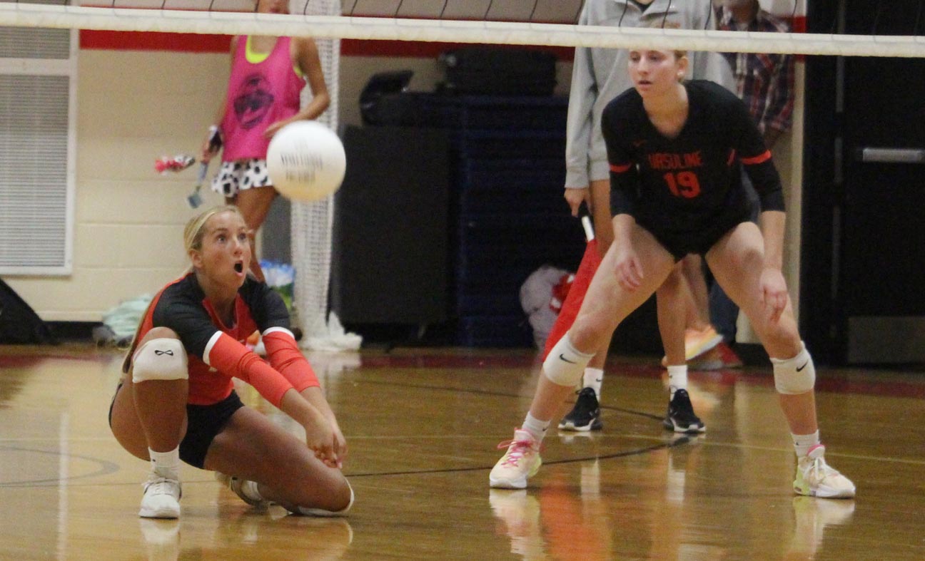 Ursuline Academy volleyball sweeps Camden Catholic Photo gallery