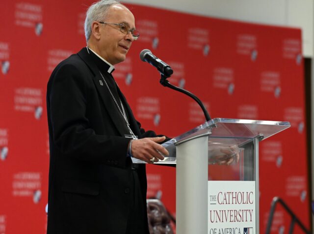 BISHOP SEITZ CATHOLIC UNIVERSITY AMERICA WASHINGTON IMMIGRATION