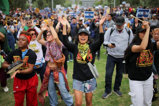 LOS ANGELES PROTESTS ICE IMMIGRATION RAIDS