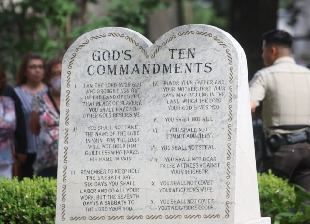 TEXAS TEN COMMANDMENTS MONUMENT