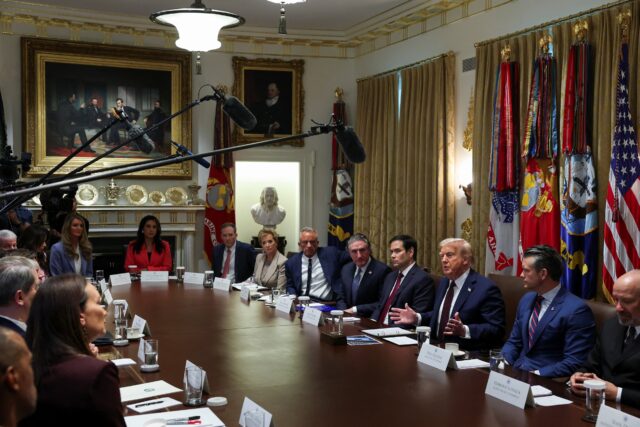 TRUMP CABINET MEETING WHITE HOUSE