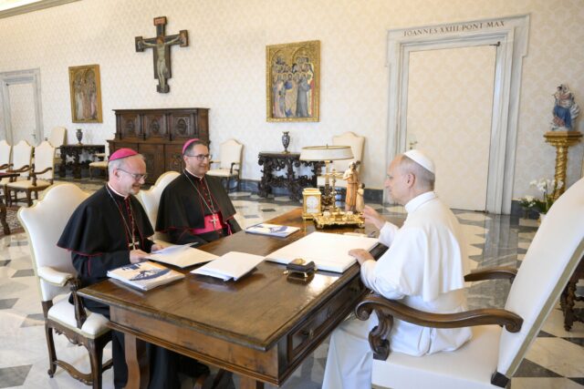 POPE LEO XIV AND LEADERS OF PCPM